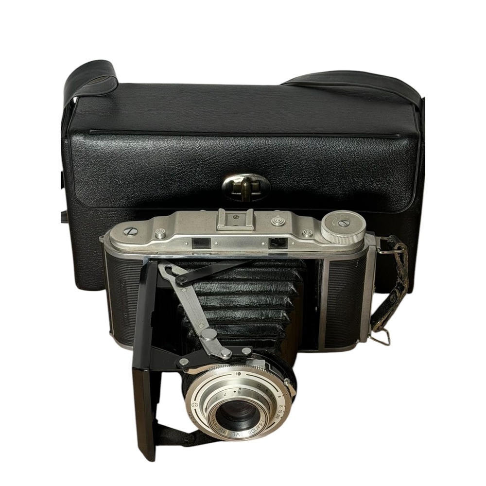 Braun Norca Super Folding Camera Steinheil-Cassar 105mm f6.3 Vario Lens Germany - Picture 4 of 16